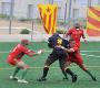 jugadors i estelada de fons