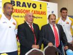 Els Dragons Catalans signen un conveni amb Òmnium Cultural