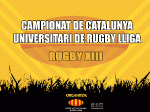 I Campionat de Catalunya Universitari de Rugby lliga